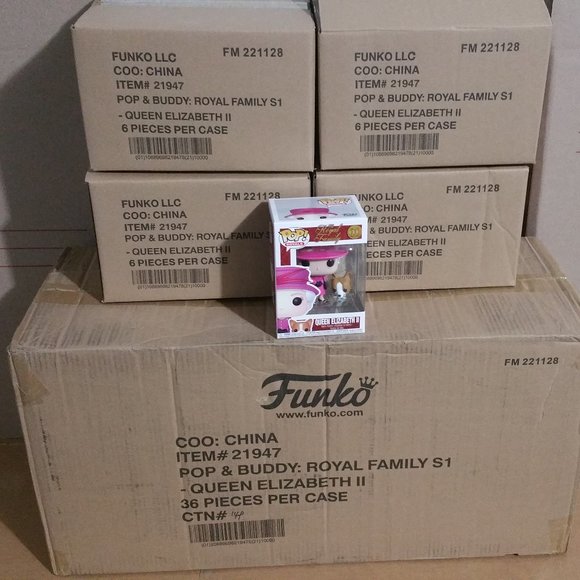 Funko Pop! The Royal Family - Queen Elizabeth II Vinyl Figure #01 - Picture 7 of 7